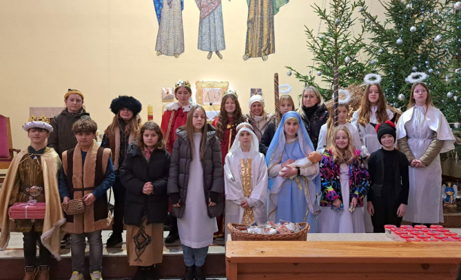 Jasełka w kościele